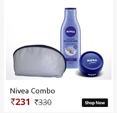 NIVEA Winter Pack with Smooth Milk 200ml + NIVEA Crème 200ml +Pouch  