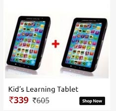 Buy 1 Get 1 Free- P1000 Kids Educational Tablet  