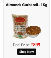 Miltop Almonds Gurbandi- 1Kg  