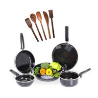 5 Pcs Non-Stick Induction Safe Cookware  5 Pcs Skimmer Set