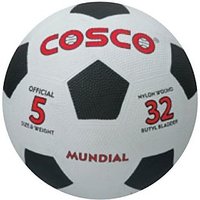 Cosco Mundial Football - Size 5 (Black, White)