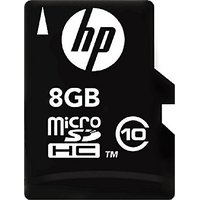 HP Micro SD Card 8GB with Adapter C10
