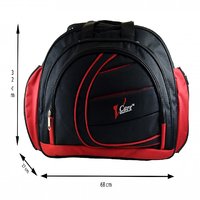 Vcare Red Black Polyester 24 inch Large Duffel Travel Bag VC22