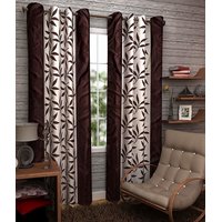 iLiv Brownish kolaveri curtain set of 2