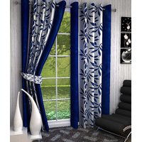 iLiv Kolaveri Blue Curtains set of 2