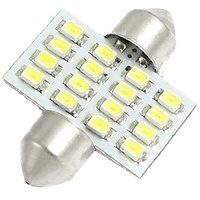 16 SMD LED Interior Car Roof Light, Dome Light 31 MM / 32 MM 1216 SMD