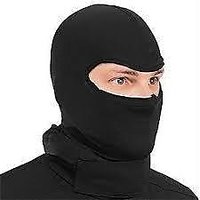 Universal Black Full Face Mask Riding Mask Soft Cloth For Better Experience