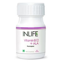 INLIFE Vitamin B12 Alpha lipoic acid (ALA),60 Tablets For Cognitive Memory Health