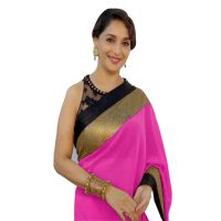 Madhuri Jhalak Liril  Saree Pink