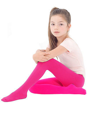 Premium Vicose Pantyhose full length Leggings Kids - Raspberry (2-4) Y ...