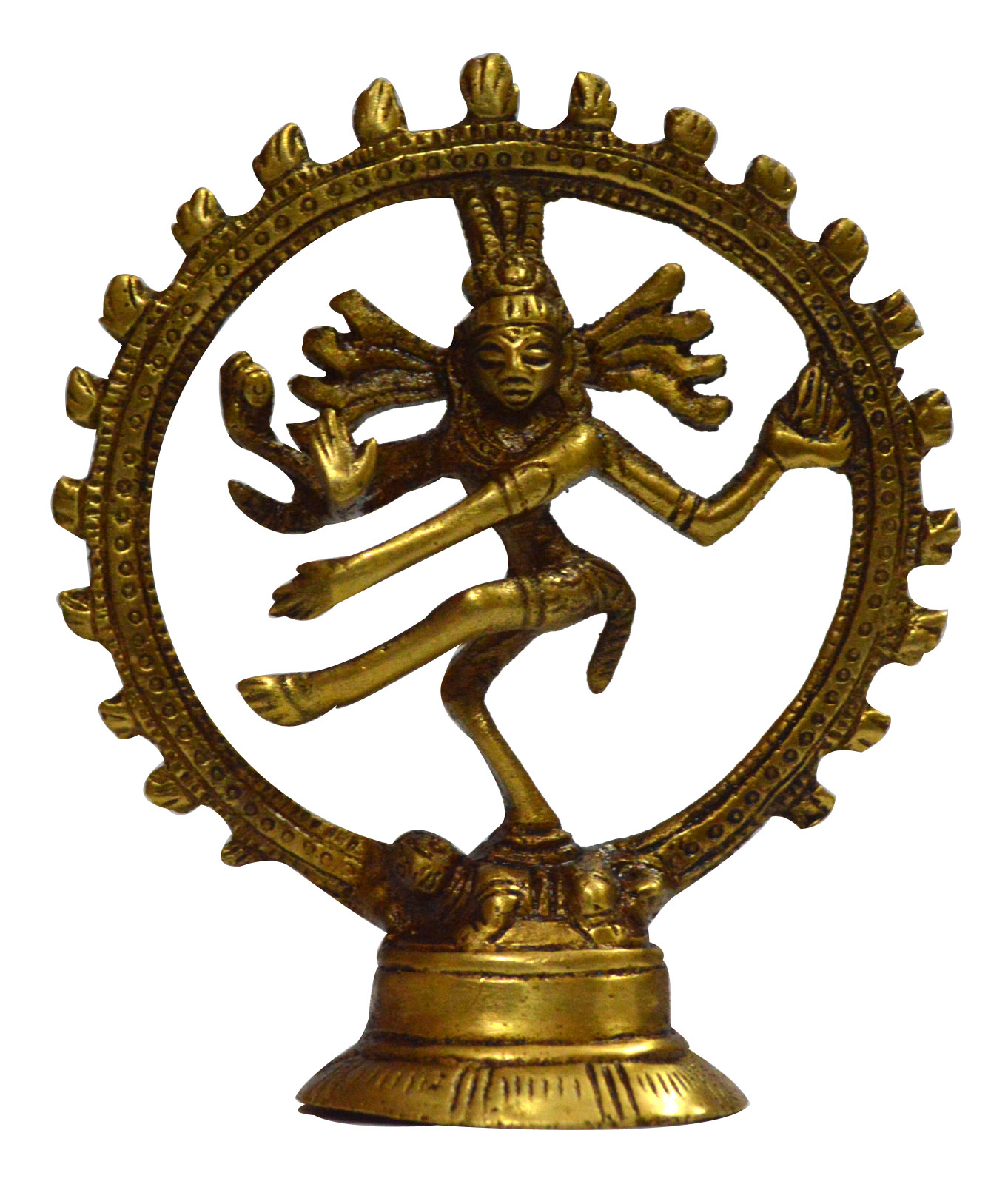 Brass Natraj Lord Shiva Tandav Dancing figure In India - Shopclues Online