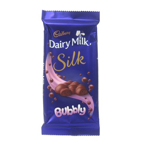 Cadbury Dairy Milk Silk Bubbly, 120 gm 10pcs MRP1600 S/C Extra400 ...