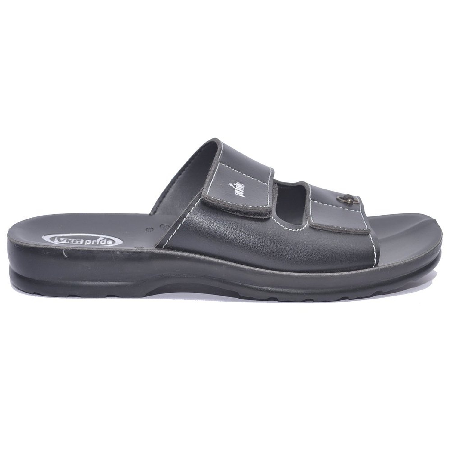 VKC Pride Black Slippers for Men - 1031: Buy Online from ShopClues.com