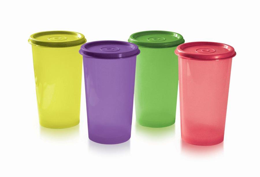 Tupperware Rainbow Tumblers Multicolor