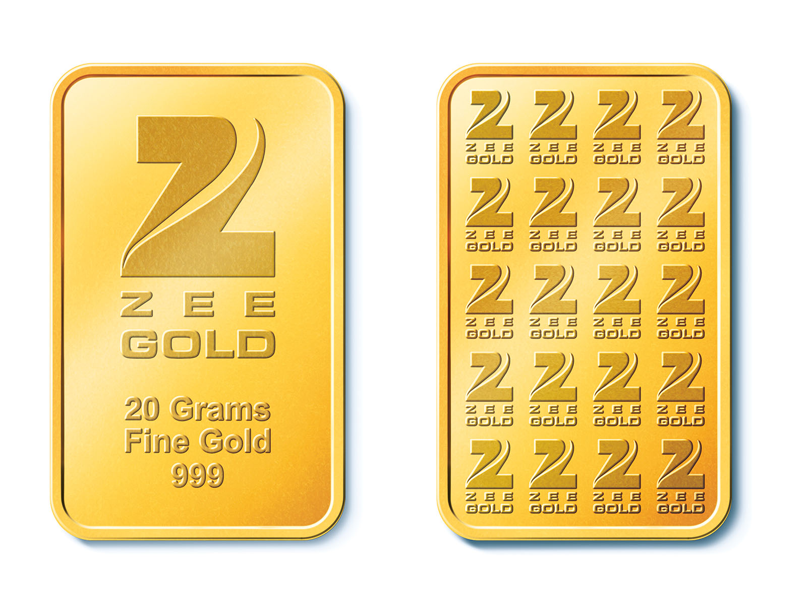 Online Zee Gold Bar of 20 Grams in 24 Karat 999 Purity Prices ...