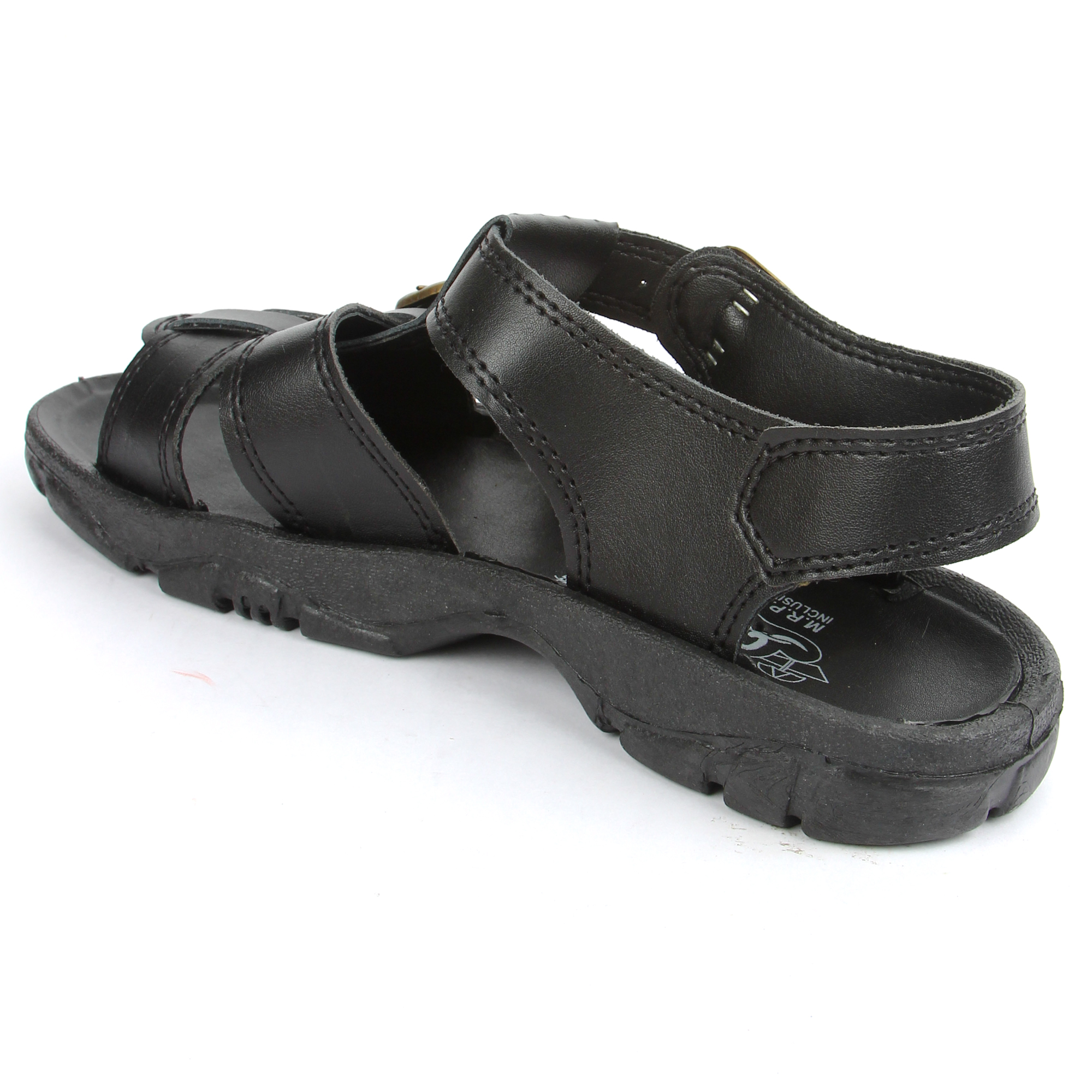 Liberty MenS Black Casual Buckle Sandals (COOLERSSEMSON-NBLACK): Buy ...
