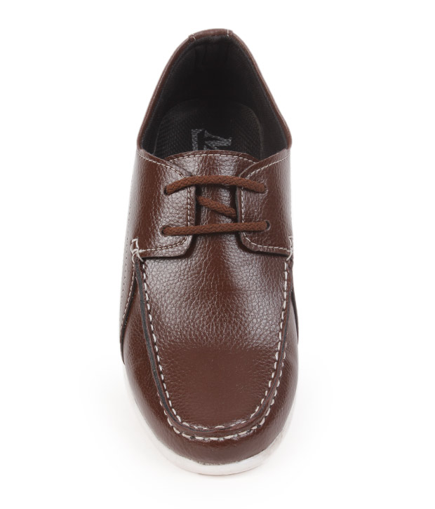 Bacca Bucci Dark Brown Tan Derby Shoes