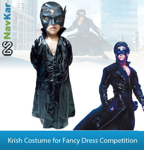 Krrish Costume 4 Fancy Dress Competition for Kids wid Mask 4 - 7 years