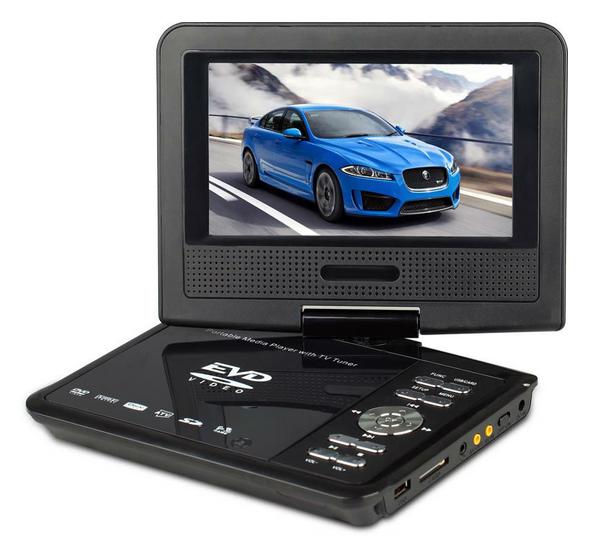 3D Portable DVD Player with 7.8 Inch LED Screen HD with SD Card and USB ...